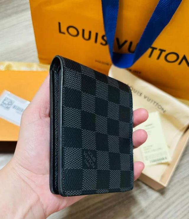 กระเป๋าตังค์ Louis Vuitton Damier Graphite 2