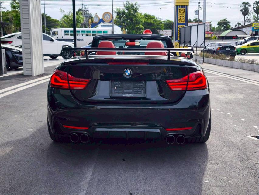 รหัสรถ KPV53 2018 BMW 430i 2.0 Convertible M-Sport สีดำ ภายในแดง 15
