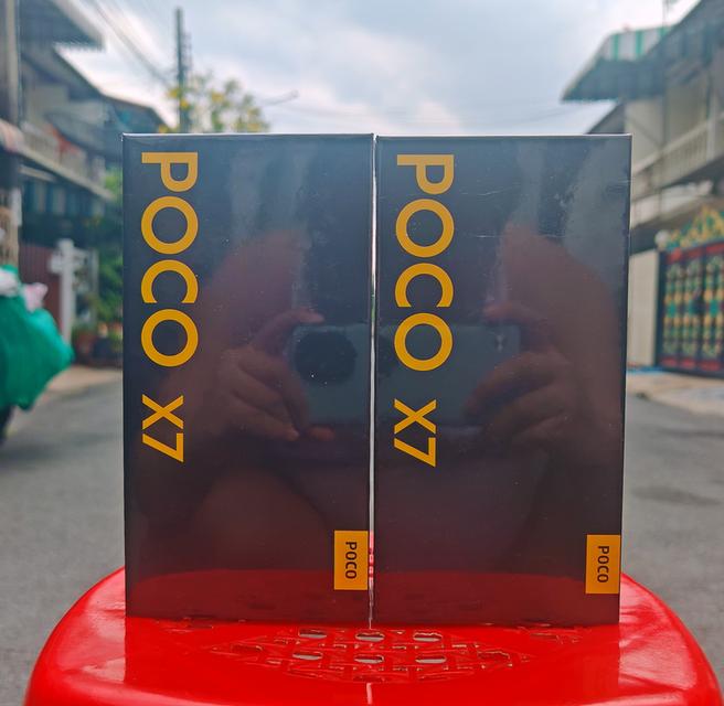 Poco X7 5G Ram12GB Rom512GB สินค้ามือหนึ่ง มีสี Silver กับ Black 2