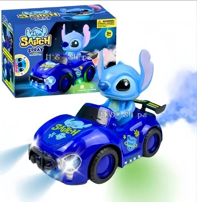 SAITCH SPRAY รถสติทช์คู่ใจ สติทช์ซิ่งสายซ่า มีไฟ พ่นควัน ของเล่นยอดฮิต การันตีความสนุก ดีไซน์น่ารัก เหมาะเป็นของขวัญให้บุตรหลาน 7