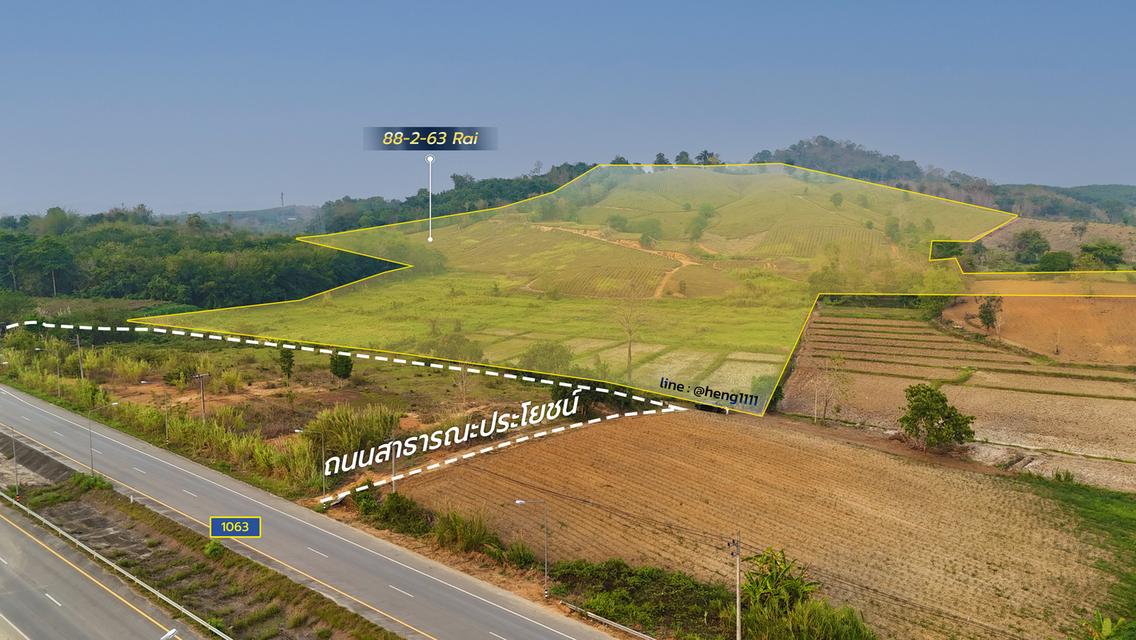 ที่ดินวิวภูเขา 88 ไร่ ติดถนนใหญ่ ทำเลอนาคตไกล แม่จัน  โอกาสพัฒนาได้หลายรูปแบบ!” 10