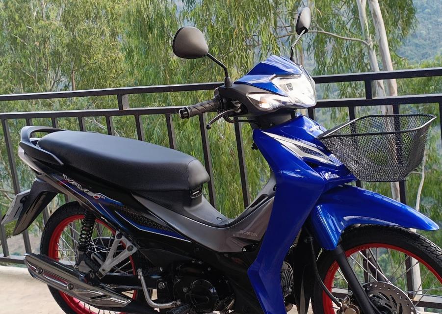 Honda Wave สีน้ำเงิน 3