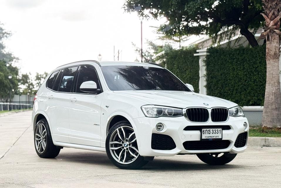 BMW X3 xDrive20d M-Sport ดีเซลล้วน โฉม LCI หลังคาแก้ว (F25) ออฟชั่นสูงสุดของรุ่นนี้ ปี 2017 ใช้งานน้อย เจ้าของเดียว รูปย่อยที่ 3