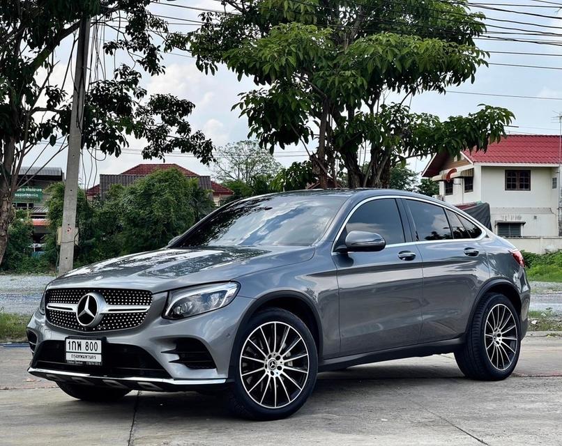 #Benz #GLC 250D COUPE AMG Dynamic 4 MATIC ดีเซล สีเทา ปี2017 รหัส AP800 1