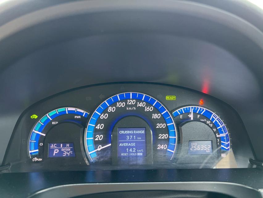 TOYOTA CAMRY 2.5 Hybrid DVD รถปี2013 จด14 สีดำ (แบตเตอรี่เปลี่ยนศูนย์มา 2 ปี) 7