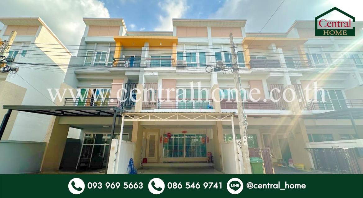 ทาวน์โฮม 3 ชั้นหมู่บ้าน ภนาสิริ เรสซิเด้นซ์ เกษตร - นวมินทร์ 1