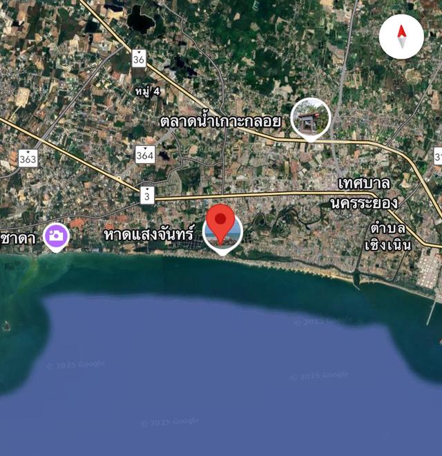 ขายด่วน ที่ดินใกล้ทะเล ระยอง (หาดแสงจันทร์) 12
