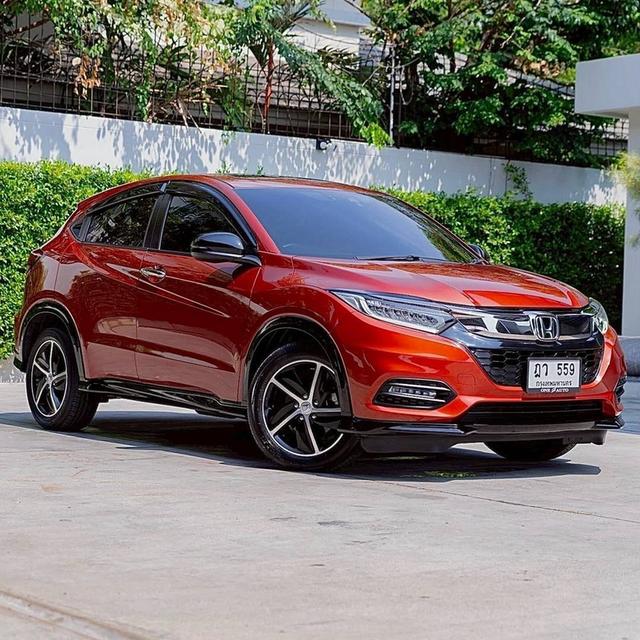 HONDA HR-V 1.8 RS MNC AT 2018สีแดง ตัวท็อป RS ไมล์ 75,xxx มือเดียว