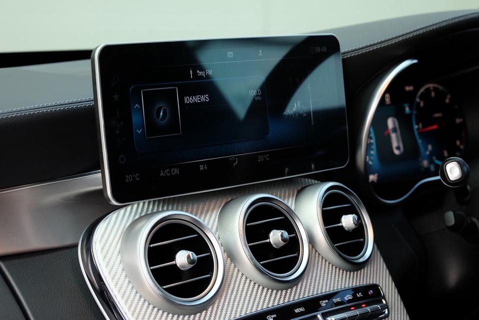 Mercedes Benz C220d AMG ปี 2019 วิ่งน้อย 50,000 km วารันตีศูนย์Benzถึง12/2026 เจ้าของคนเดียว รูปที่ 11