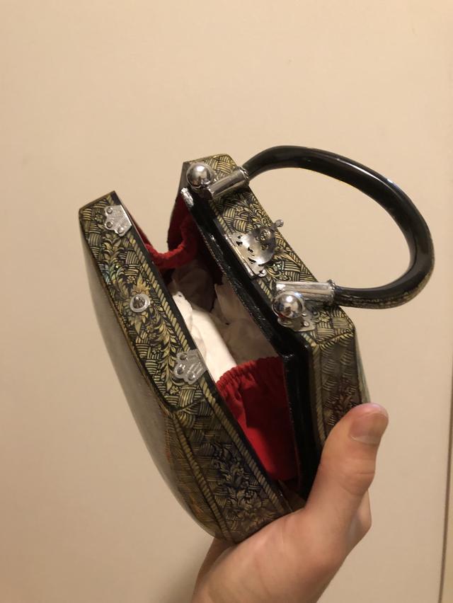 กระเป๋ามุก งานเก่าเก็บ สภาพสมบูรณ์งาน handmade 7