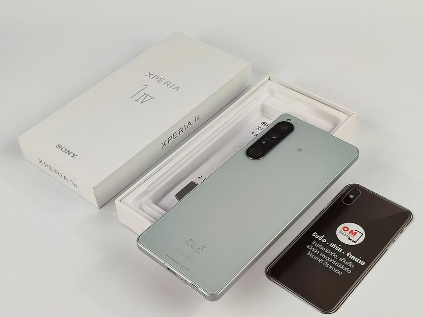 รูป ขาย/แลก Sony XPERIA 1IV 12/256GB Ice White สภาพสวยมาก Snapdragon8 Gen1 แท้ ครบยกกล่อง เพียง 38,900 บาท  1