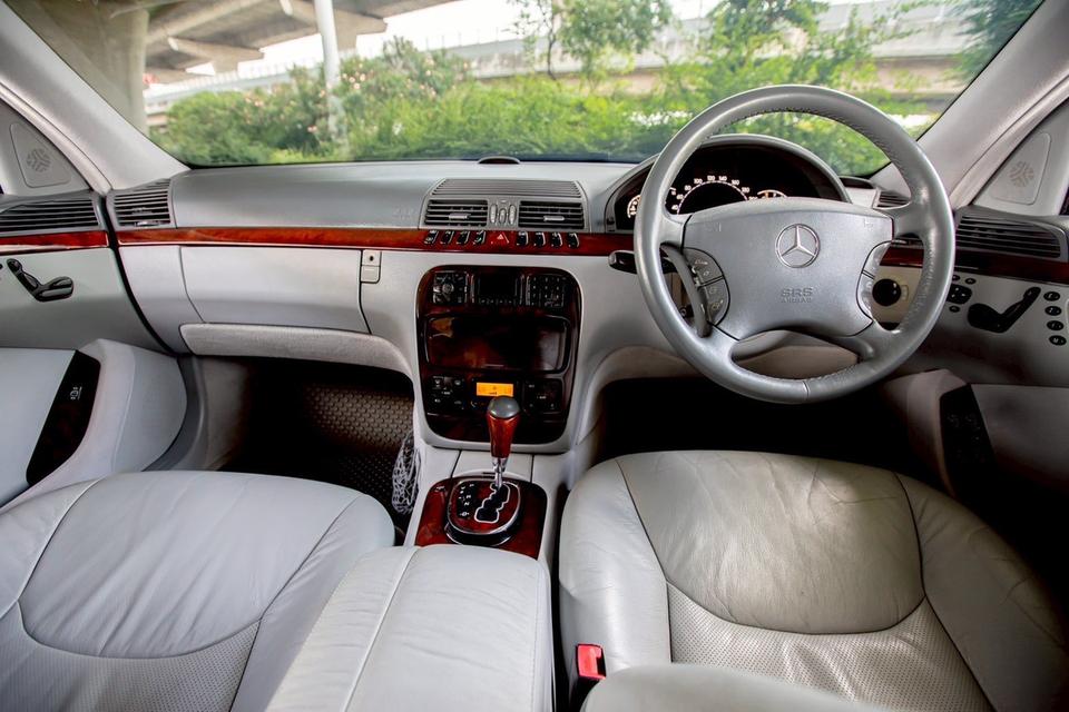 Benz S280 Sedan ปี 2001 สีน้ำเงิน สวยสภาพดีมาก 11
