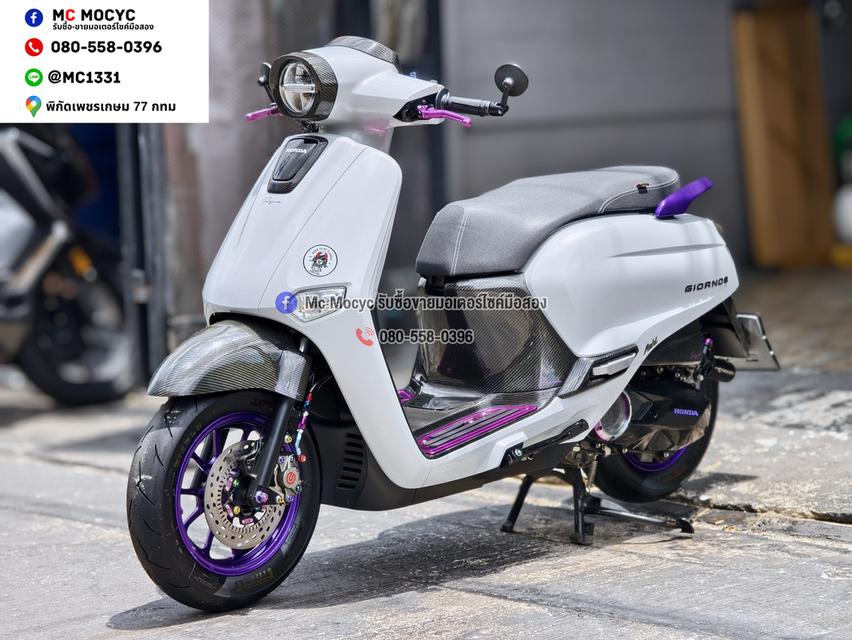 Giorno Plus 2024 รุ่นTOP ABS รถบ้านแท้มือเดียว ของแต่งหมดเป็นแสน No1449 รูปย่อยที่ 3