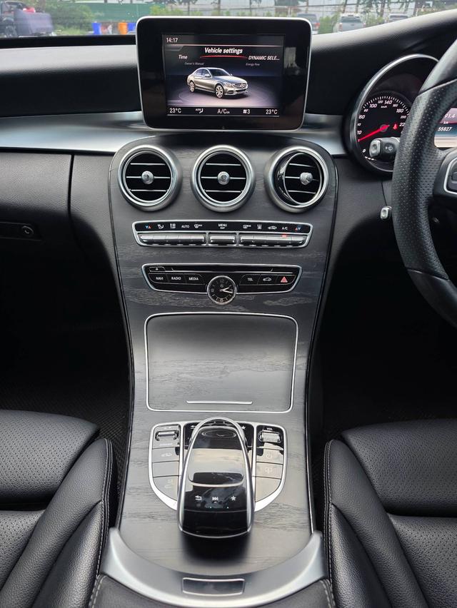 Mercedes-Benz C350e Avantgarde ปี 2018 สีดำ รถศูนย์ รถสวย พร้อมใช้งาน รูปที่ 14