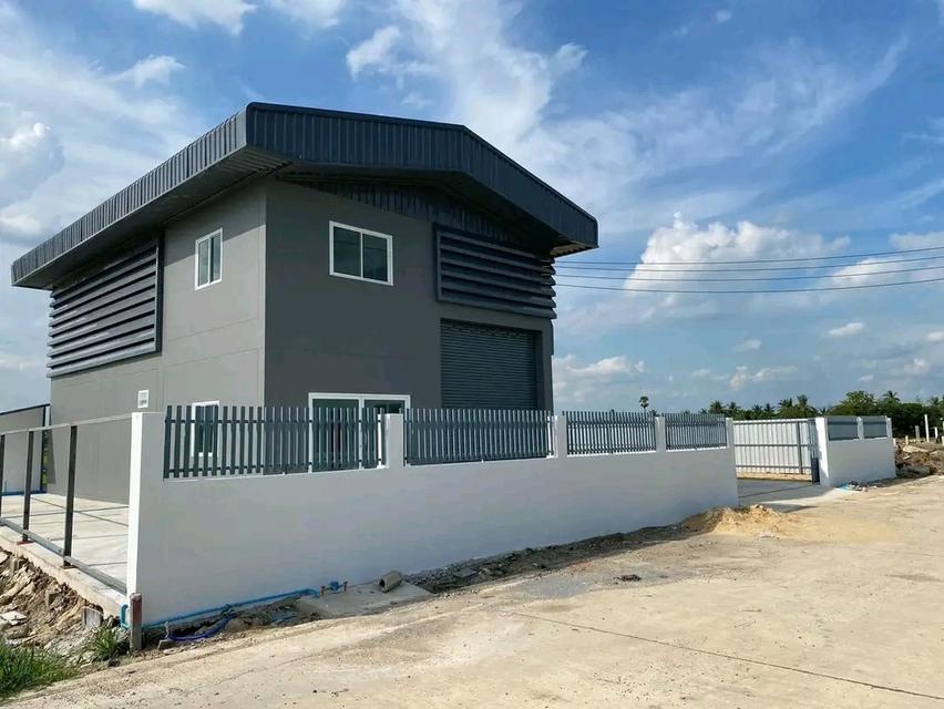 ที่ดิน+พร้อมรับสร้างโรงงาน โกดัง มีบริการออกแบบเขียนแบบให้ ครบจบทีเดี่ยว ที่ดินติดถนนใหญ่ ย่านบางบัวทอง นนทบุรี ถนนเส้น 340 7