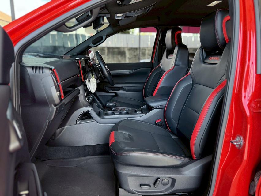 ปี 2022 FORD RANGER, 3.0 RAPTOR ECOBOOST 4WD โฉม DOUBLE CAB สีส้ม สวยจัดๆ เกียร์ออโต้ 10 สปีด เครื่องเบนซินล้วน 18