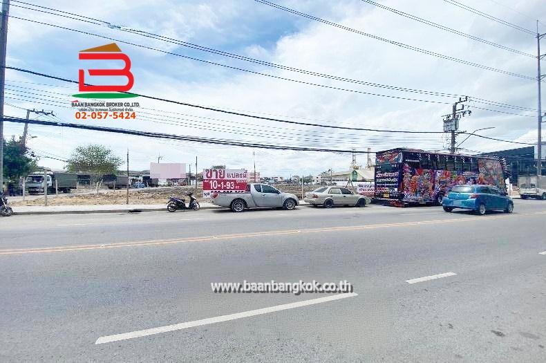 ที่ดินติดถนน ท้ายบ้านซอย 38 ขายถูก เท่าราคาประเมิน เนื้อที่ 10-0-93 ไร่ ถนนสุขุมวิทสายเก่า อ.เมืองสมุทรปราการ 1
