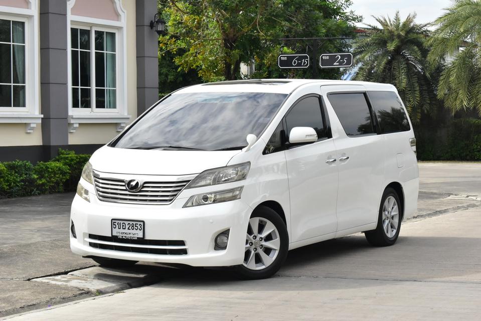 Toyota Vellfire 2.4V ปี2010  สีขาว ออโต้ เบนซิน ไมล์ 14x,xxx km. 4