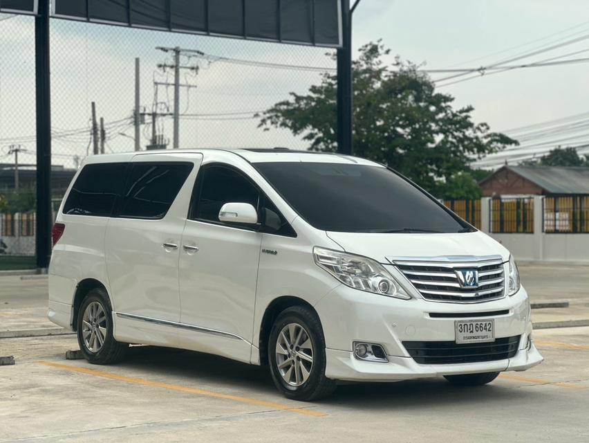 (แจ้งรหัสรถ NCT226).Toyota Alphard 2.5 Hybrid E-Four (Top) 2012 จด 2013