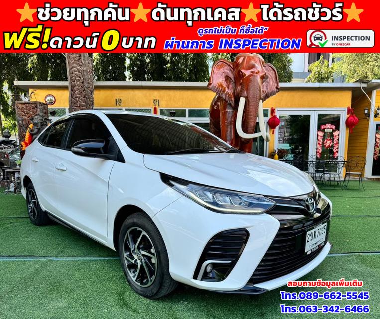 ปี2022 Toyota Yaris Ativ 1.2 Sport ✴️ไมล์แท้ 24,xxx กม.  ✴️เกียร์ออโต้ 3