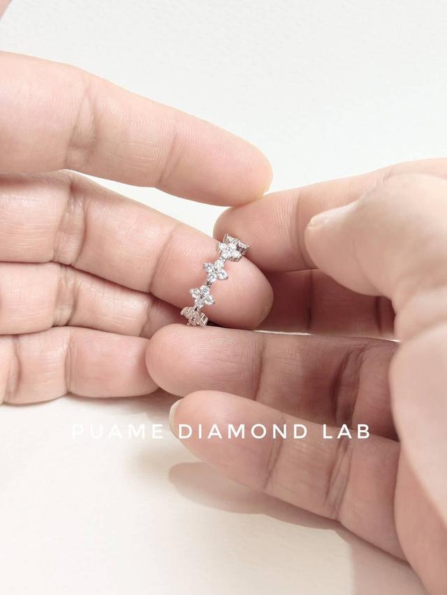 แหวนเพชร เรียบหรู เปล่งประกายทุกมุมมอง ด้วยเพชรแท้ธรรมชาติ พร้อมใบรับประกันสินค้าทุกชิ้นที่ปุอามี่ Diamond Lap Rama2 (095-8894732) รูปที่ 2