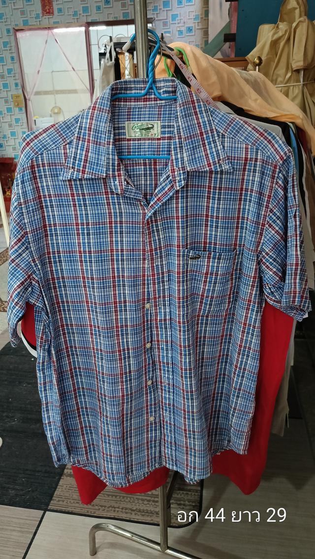 เสื้อเชิ้ต crocodile แท้ อก 42-44 ยาว 29-30