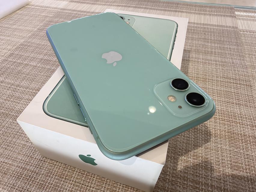 iPhone 11 สีเขียว 14 มีรอยตามรูปที่วง รูปย่อยที่ 3