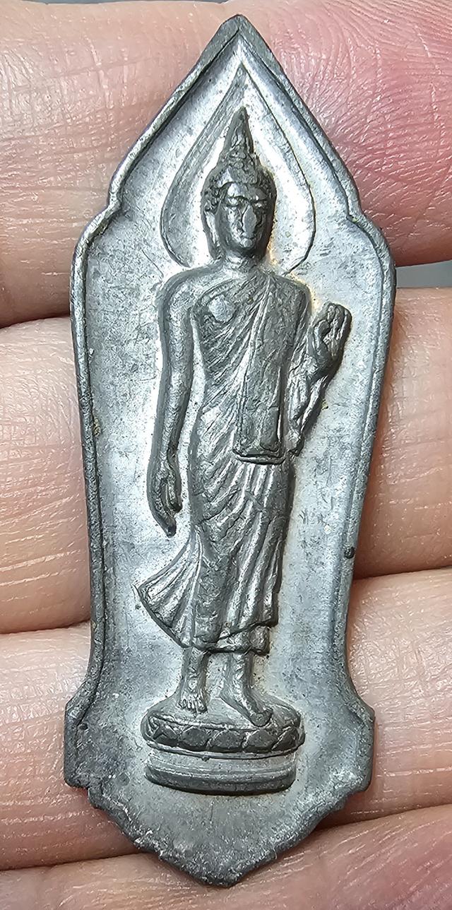 พระฉลอง 25 พุทธศตวรรษ เนื้อชิน มีเข็มนิยม ปี 2500 รูปที่ 3