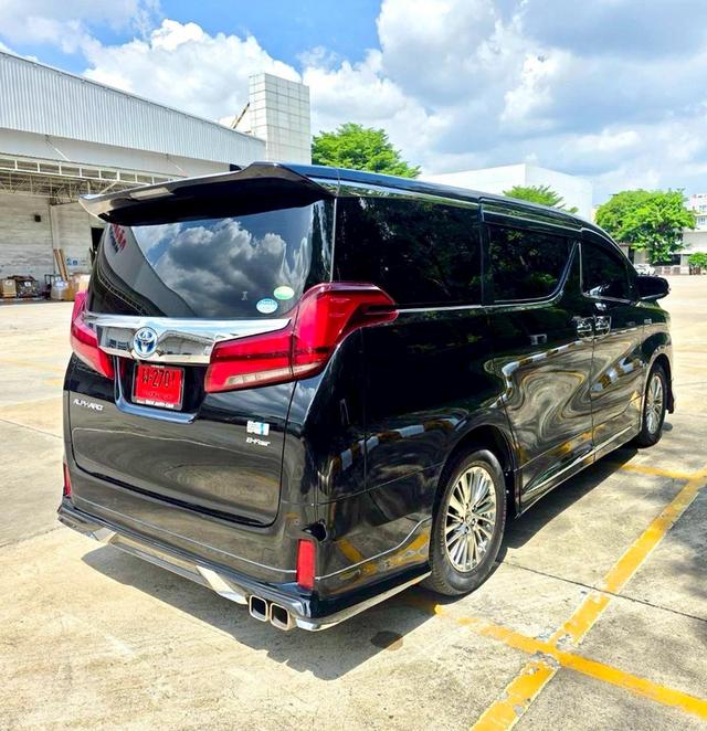 Toyota ALPHARD SRC E-Four 4WD สีดำ ปี 2021 ไมล์ 40,000 กม.