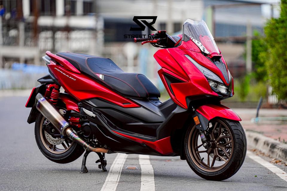 Forza350 ปี 2021 สี แดงหน้าคาร์บอน สายหล่อต้องมี!
