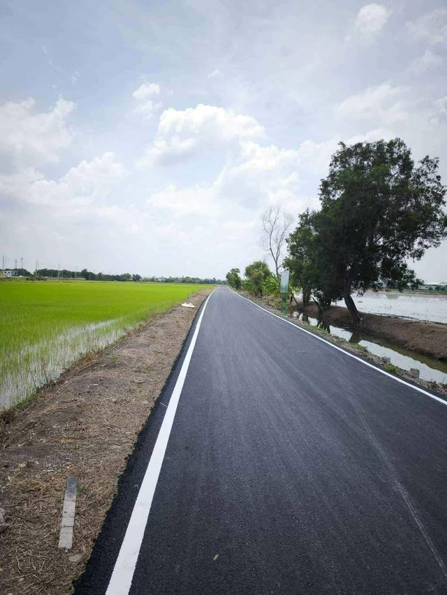 ที่ดินที่น่าจับจองก่อนสะพานข้ามแม่น้ำสามโคกปทุมธานีเสร็จ 3