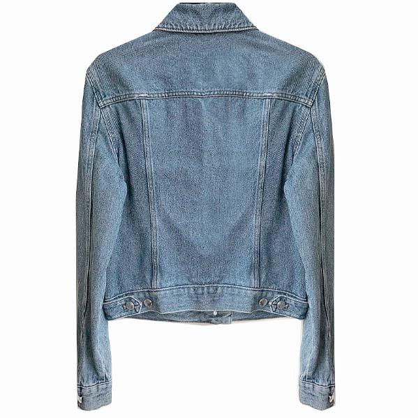 H&M ครอปยีนส์ ลายผ้าชัดมาก งานหายากเลย ทรงบอยเท่ ๆ มีกระเป๋าอก+ข้าง ผ้านุ่มใส่สบาย พร้อมส่ง ไม่ต้องรอ