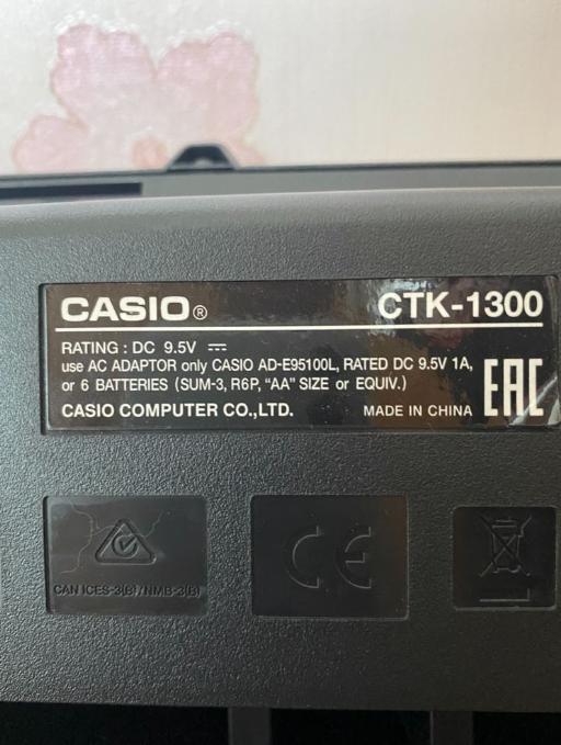 Casio CTK-1300 คีย์บอร์ดมาตรฐาน 61 คีย์ 6