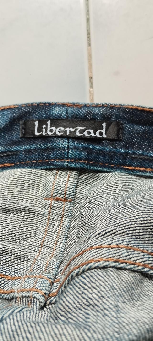 กางเกงยีนส์ริมแดง Libertad รุ่น Cigarette 30 Made in Japan แท้ สภาพสวยปั้นเฟดต่อได้ยาวๆ