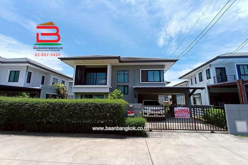 บ้านเดี่ยว หมู่บ้านดีไลท์ ดอนเมือง (Delight) เนื้อที่ 56.6 ตรว. ตำบลหลักหก อำเภอเมืองปทุมธานี จังหวัดปทุมธานี