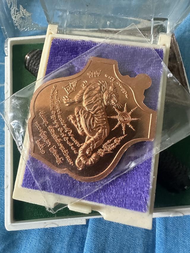 เหรียญพยัคฆ์บูรพา หลวงปู่บุญมา โชติธัมโม ที่พักสงฆ์ เขาแก้วทอง รูปย่อยที่ 4