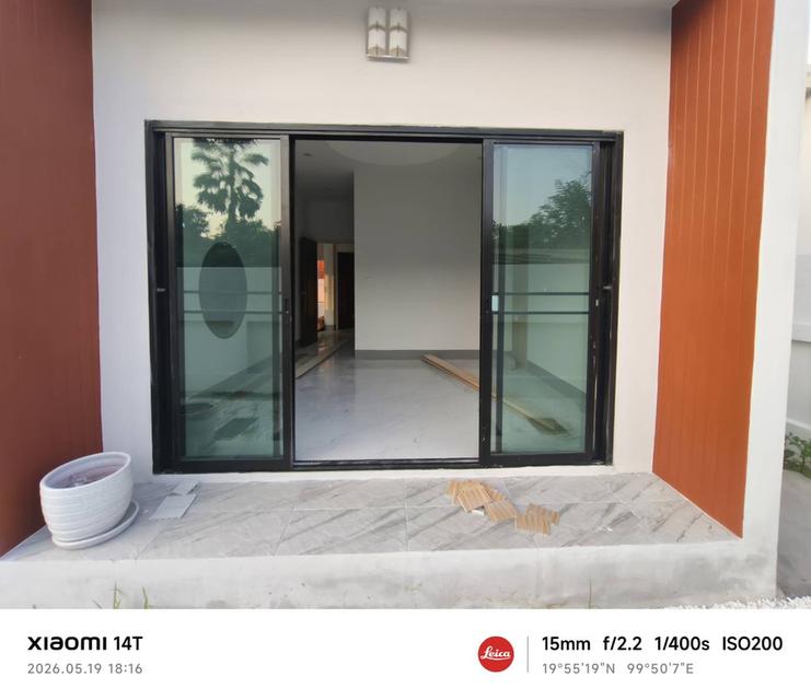 บ้านเดี่ยวสร้างใหม่พร้อมเข้าอยู่กลางเมืองเชียงรายทำเลไข่แดง 5
