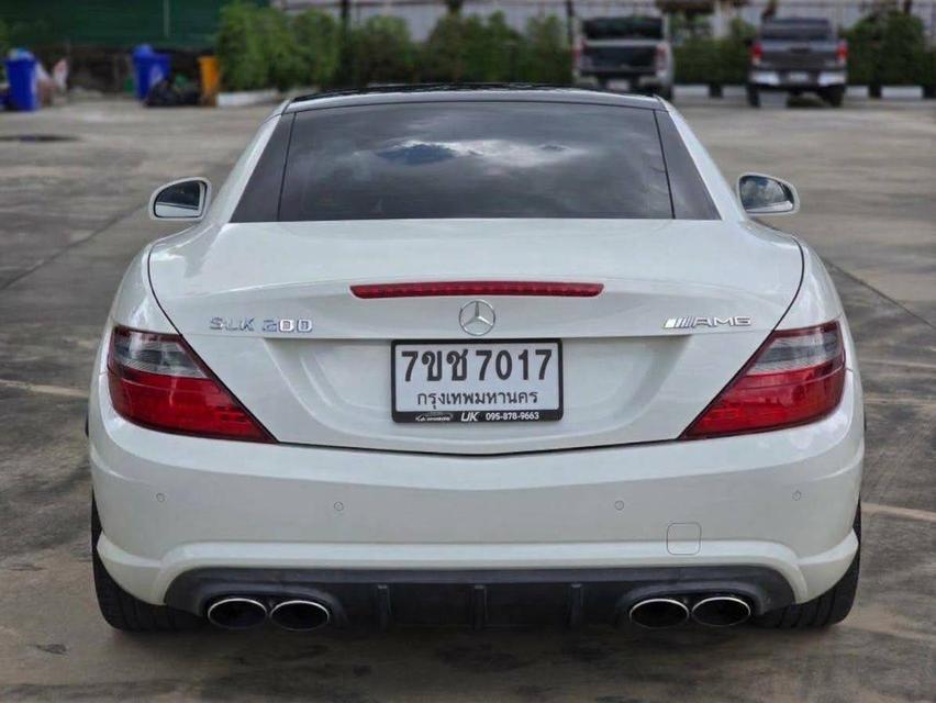 ขาย Benz SLK200 AMG Package R172 ปี 2013 สีขาว รถสวย พร้อมใช้งาน รูปที่ 5
