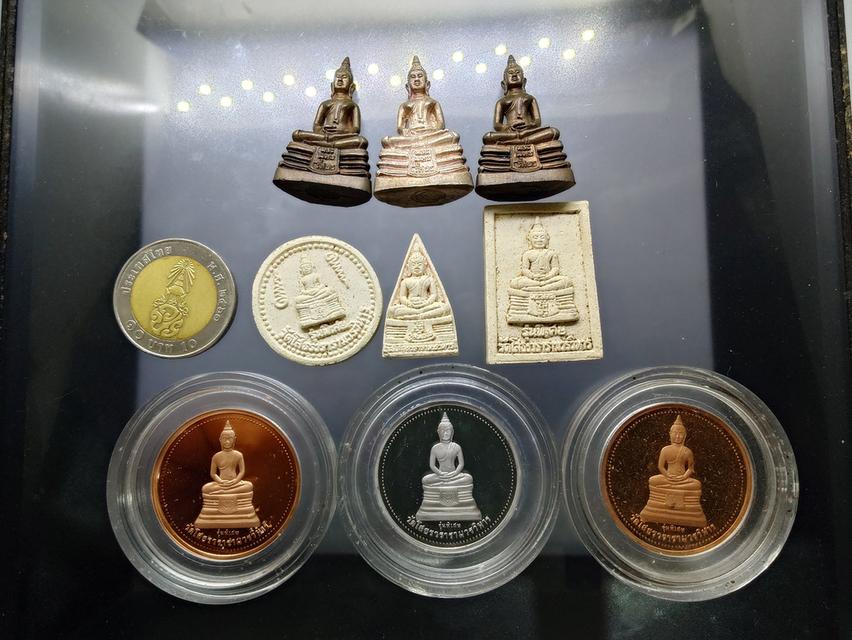 ชุดกรรมการ หลวงพ่อโสธร หลังสมเด็จพระเจ้าตากสินมหาราช รุ่นสร้างหอการค้า ปี 2538 (เนื้อเงิน-นวะ-ผง) พร้อมกล่องเดิม รูปที่ 6