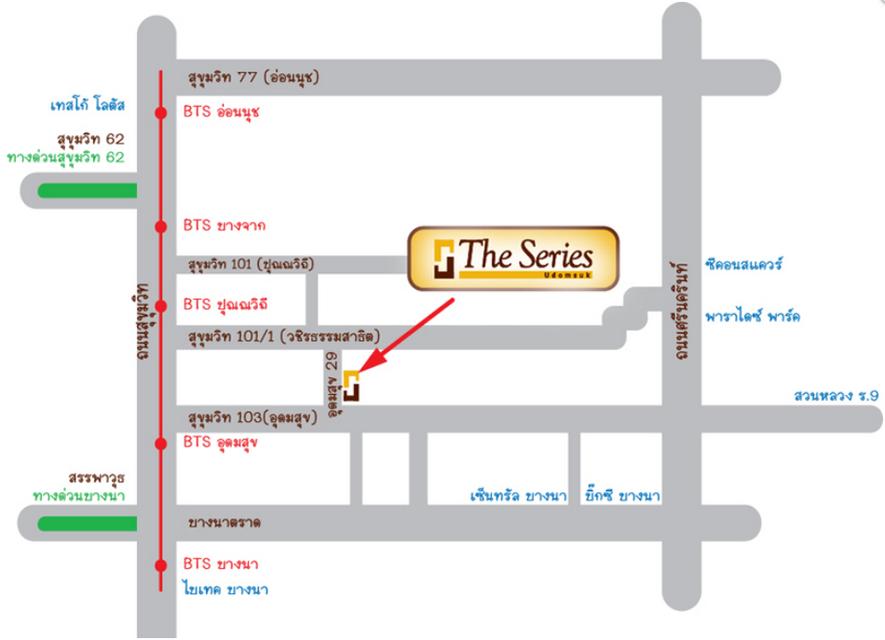 คอนโด เดอะ ซีรี่ส์ อุดมสุข ใกล้ BTS อุดมสุข 34.35 ตารางเมตร 1 ห้องนอน ชั้น3 วิวสระ ห้องสวย ตกแต่งครบ รูปที่ 9