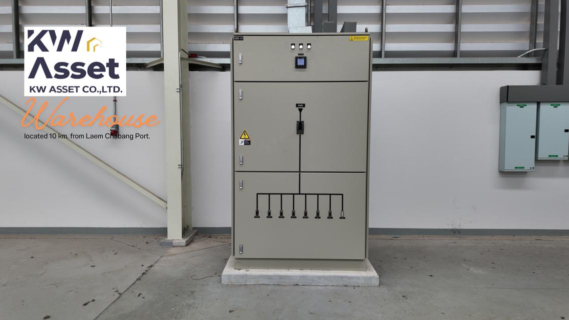 ให้เช่าโกดัง จำนวนมาก คลังสินค้า NEW! ใกล้ท่าเรือแหลมฉบัง 10 km. 10