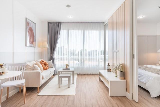 ขาย Happy condo ladprao 101 ชั้น 4 เลี้ยงสัตว์ได้ ห้องมุม วิวเมือง เฟอร์นิเจอร์ครบครัน ใกล้รถไฟฟ้าสายสีเหลืองสถานีลาดพร้าว101