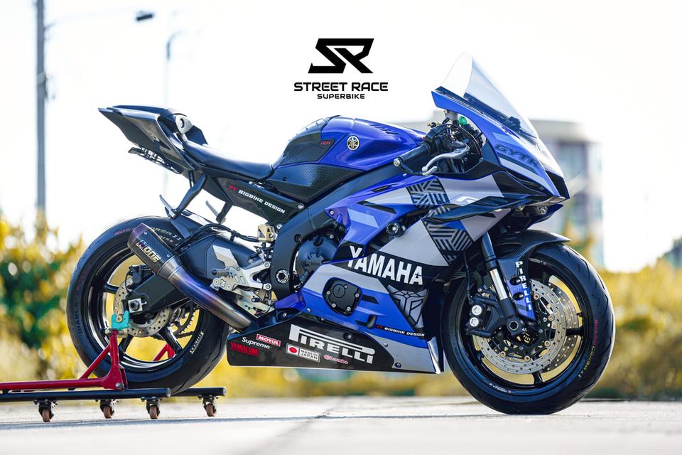 2021 Yamaha yzf-r6 น้ำเงิน รถปี 2021 รถสวย มือเดียว ของแต่งท่วมๆ 7