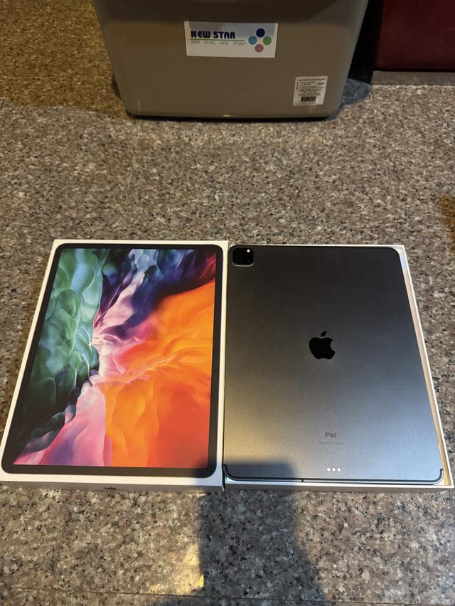 ขายๆๆๆถูกๆๆiPadPro12.9สีSpace Gray 256กิ๊กWifi Celluer ใส่ซิมได้ยกกล่องอีมี่ตรงคับใช้งานดีทุกๆฟังชั่นสูนTrueทุกๆฟังชั่นรีสโตได้ตลอดไม่มีติดไอคราว Mode