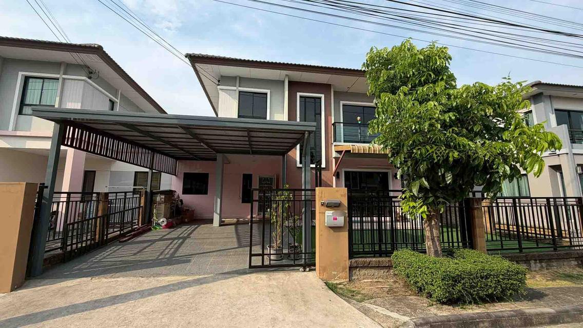 ให้เช่าบ้านเดี่ยว The Plant Rangsit-Klong 2 ถนนเลียบคลอง2  ปทุมธานี ใกล้ฟิวเจอร์,ดรีมเวิล์ด  เช่า27,000บ./ด. เลี้ยงสัตว์ได้ เนื้อที่ 41.5 ตรว. 3นอน  2 1