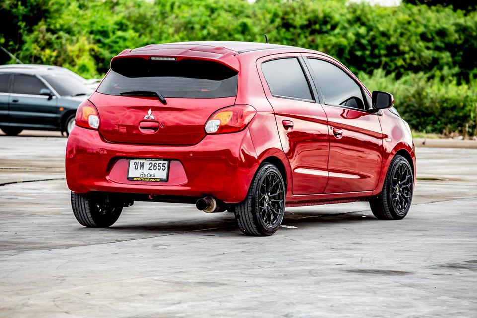 Mitsubishi Mirage 1.2 GLS ปุ่มสตาท์ ปี 2013 ออโต้ สีแดง  6