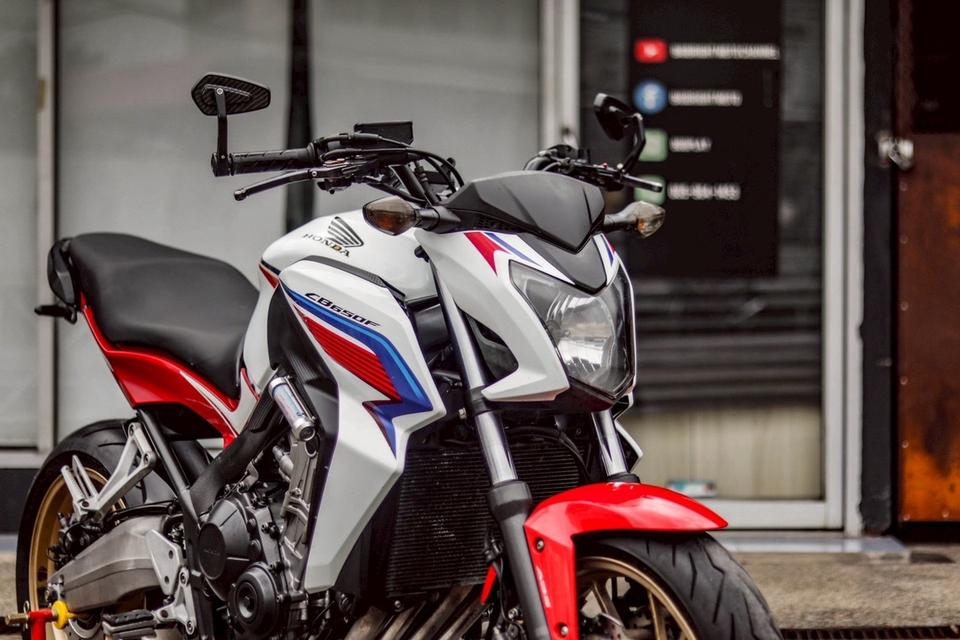 CB650F ปี2016 Honda สีขาว รูปที่ 6