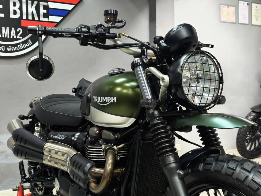 Triumph Street Scrambler 900 ปี 2019 abs ของแต่งครบพร้อมลุยได้เลย รูปที่ 3