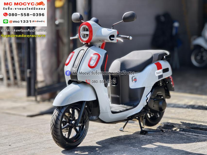 Fazzio 125 2024 วิ่ง2000โล รุ่นTopกุญแจรีโมทบุคเซอวิสครบ รถบ้านมือเดียว  NO1305 2
