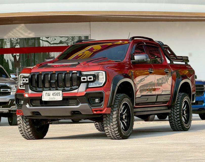 ปี 2023 FORD RANGER, 2.0 SPORT 4WDโฉม HI-RIDER DOUBLE CAB เกียร์ออโต้ สีส้ม